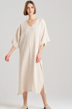Natori Caftans|Caftan Dresses-Onsen V-Neck Caftan