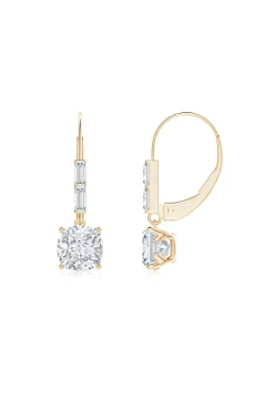 Natori Earrings|Orient Express-Orient Express Lab-Grown 14K Gold Cushion Diamond Earrings