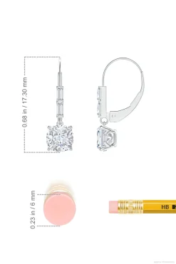 Natori Earrings|Orient Express-Orient Express Lab-Grown 14K Gold Cushion Diamond Earrings
