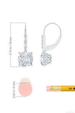 Natori Earrings|Orient Express-Orient Express Lab-Grown 14K Gold Cushion Diamond Earrings