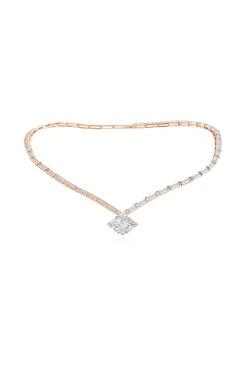 Natori Necklaces|Orient Express-Orient Express Lab-Grown 14K Gold & Cushion Diamond Statement Necklace