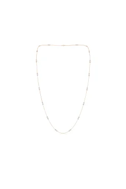 Natori Necklaces|Orient Express-Orient Express Lab-Grown 14K Gold Baguette & Diamond Station Chain Necklace