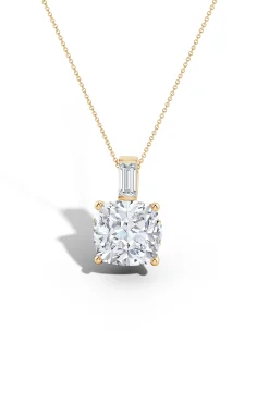 Natori Necklaces|Orient Express-Orient Express Lab-Grown 14K Gold & Cushion Diamond Pendant Necklace