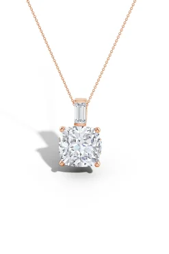 Natori Necklaces|Orient Express-Orient Express Lab-Grown 14K Gold & Cushion Diamond Pendant Necklace