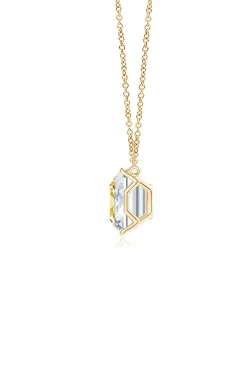 Natori Necklaces|Orient Express-Orient Express Lab-Grown 14K Gold With Yellow & White Diamond Two Stone Pendant Necklace