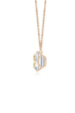 Natori Necklaces|Orient Express-Orient Express Lab-Grown 14K Gold With Yellow & White Diamond Two Stone Pendant Necklace