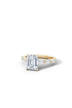 Natori Rings|Orient Express-Orient Express Lab-Grown 14K Gold & Emerald Cut Diamond Solitaire Ring