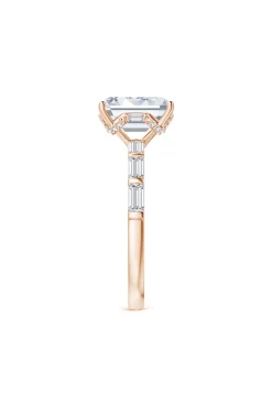 Natori Rings|Orient Express-Orient Express Lab-Grown 14K Gold & Emerald Cut Diamond Solitaire Ring
