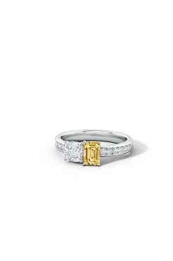 Natori Rings|Orient Express-Orient Express Lab-Grown 14K Gold With White & Yellow Diamond Two Stone Ring