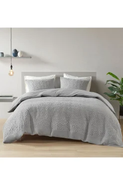 Natori Bedding-Origami 3 Piece Quilt Top Duvet Cover Mini Set