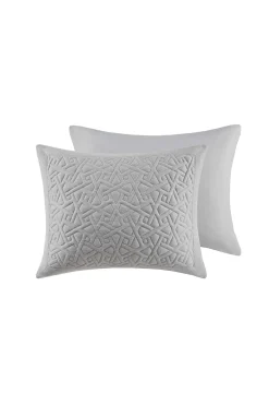 Natori Bedding-Origami 3 Piece Quilt Top Duvet Cover Mini Set