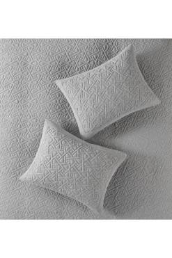 Natori Bedding-Origami 3 Piece Quilt Top Duvet Cover Mini Set