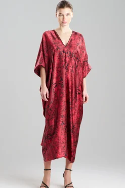 Natori Caftan Dresses-Ottoman Cocoon Silk Caftan