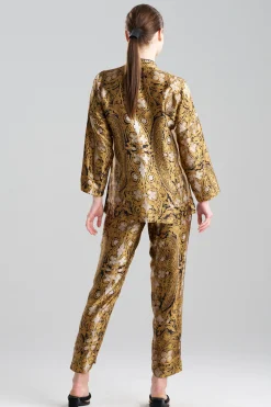 Natori Pajama Sets-Ottoman Mandarin Silk PJ