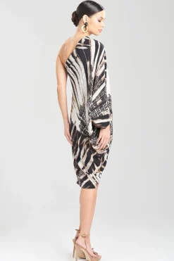 Natori Tops, Shirts & Tunics-Palawan One Shoulder Beaded Silk Top