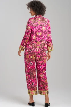 Natori Pajama Sets-Palazzo Notch PJ