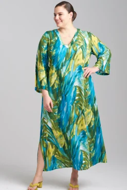 Natori Caftans|Plus Sizes-Paradise Challis Caftan