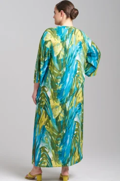 Natori Caftans|Plus Sizes-Paradise Challis Caftan