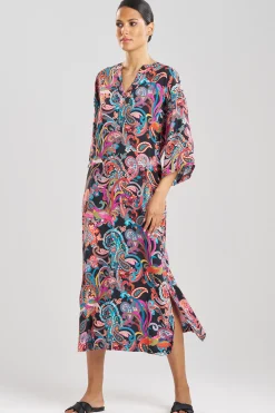 Natori Caftans|Caftan Dresses-Phoenix Challis Caftan