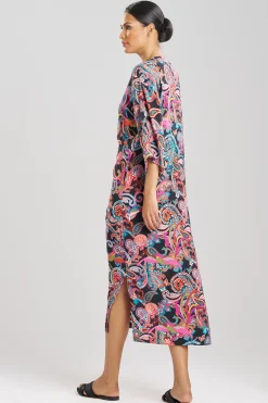Natori Caftans|Caftan Dresses-Phoenix Challis Caftan