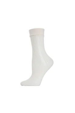 Natori Bridal Accessories|Bridal-Plume Net Crew Socks