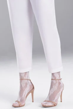 Natori Bridal Accessories|Bridal-Plume Net Crew Socks