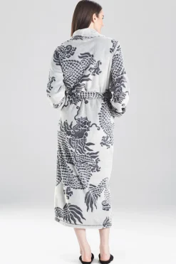 Natori Robes & Kimonos-Plush Dragon Robe