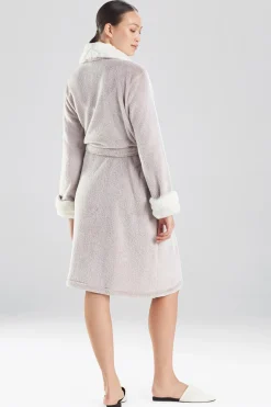 Natori Robes & Kimonos-Plush Faux Fur Short Robe
