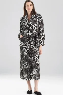 Natori Robes & Kimonos-Plush Leopard Robe
