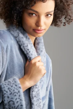 Natori Robes & Kimonos-Plush Lynx Robe