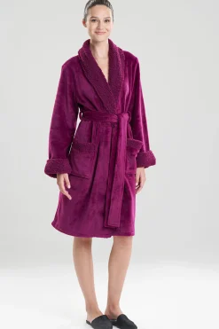 Natori Robes & Kimonos-Plush Sherpa Cozy Robe