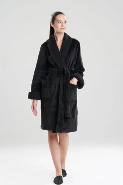 Natori Robes & Kimonos-Plush Sherpa Cozy Robe