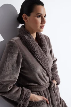 Natori Robes & Kimonos-Plush Sherpa Robe