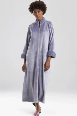 Natori Loungers-Plush Sherpa Zip Lounger