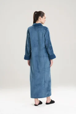 Natori Loungers-Plush Sherpa Zip Lounger