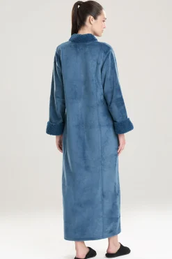 Natori Loungers-Plush Sherpa Zip Lounger