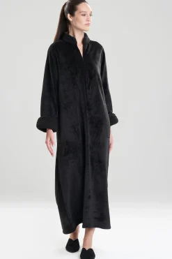 Natori Loungers-Plush Sherpa Zip Lounger