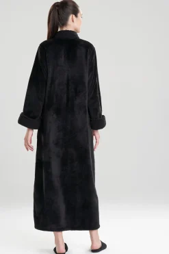 Natori Loungers-Plush Sherpa Zip Lounger