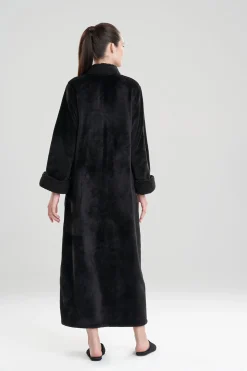 Natori Loungers-Plush Sherpa Zip Lounger