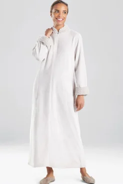 Natori Loungers-Plush Sherpa Zip Lounger