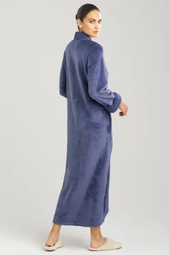 Natori Loungers-Plush Sherpa Zip Lounger