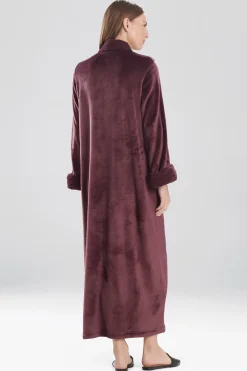 Natori Loungers-Plush Sherpa Zip Lounger