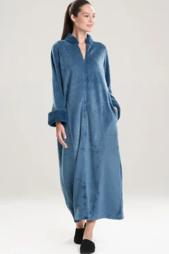 Natori Loungers-Plush Sherpa Zip Lounger