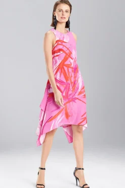 Natori Dresses-Prism Handkerchief Hem Dress