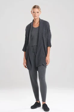 Natori Tops, Shirts & Tunics|Jackets & Outerwear-Rangoon Sweater Knit Wedge Cardigan