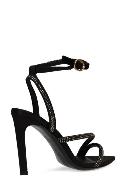 Natori Pumps-Reiki Satin Embellished Ankle Strap Heel