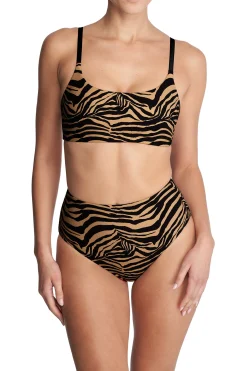Natori Honeymoon|Two Piece Bikinis-Riviera Reversible High Rise Bikini Bottom