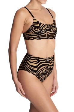 Natori Honeymoon|Two Piece Bikinis-Riviera Reversible High Rise Bikini Bottom