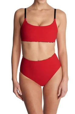 Natori Honeymoon|Two Piece Bikinis-Riviera Reversible High Rise Bikini Bottom