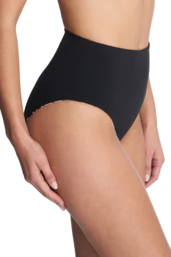 Natori Honeymoon|Two Piece Bikinis-Riviera Reversible High Rise Bikini Bottom